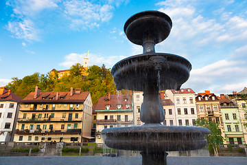 Image showing Medieval Ljubljana, capital of Slovenia, Europe.