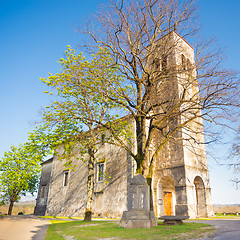 Image showing Church of saint Elija, Kopriva, Slovenia.