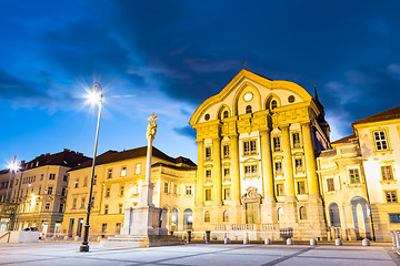 Image showing Ursuline Church, Ljubljana, Slovenia, Europe.