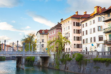 Image showing Medieval Ljubljana, capital of Slovenia, Europe.