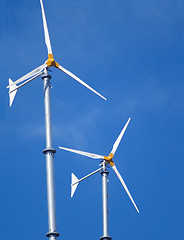 Image showing Wind turbines