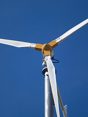 Image showing Detail of wind generator