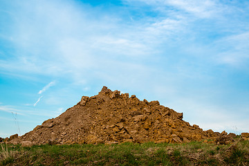 Image showing A pile of dirt