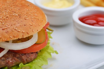 Image showing hamburger