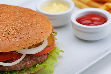 Image showing hamburger