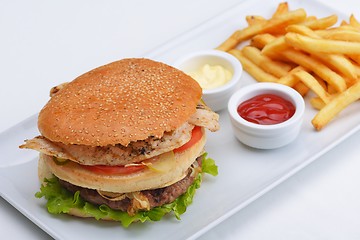 Image showing hamburger