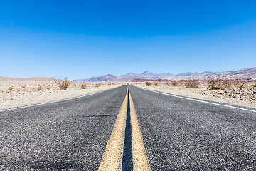 Image showing Road in the desert