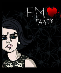 Image showing EMO Party poster