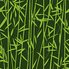 Image showing Bamboo pattern seamless