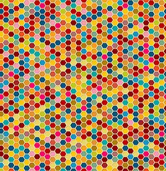 Image showing Hexagon seamless pattern