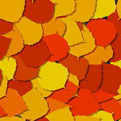Image showing Autumn leaves design