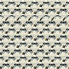 Image showing Stacked cows pattern