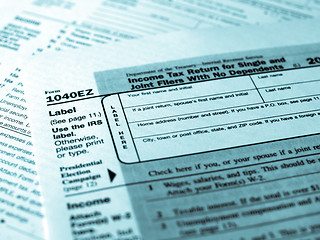 Image showing Tax forms