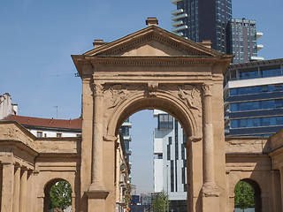 Image showing Porta Nuova in Milan