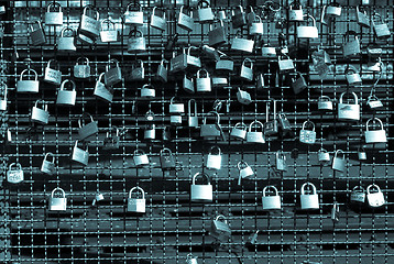 Image showing Love locks