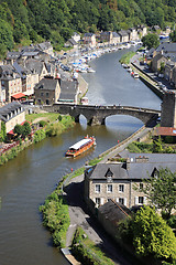 Image showing Dinan on the Rance, Brittany, France