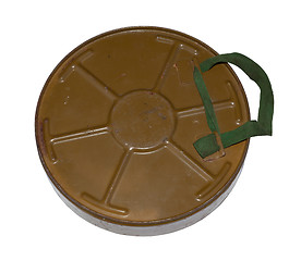 Image showing Antitank mine. back view 