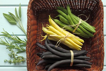 Image showing Beans in a basket