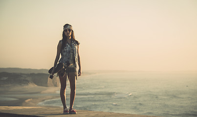 Image showing Skater girl