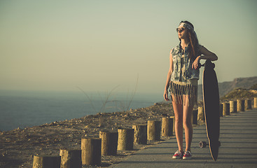 Image showing Skater girl