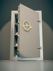 Image showing safe open