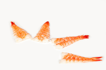 Image showing orange shrimp