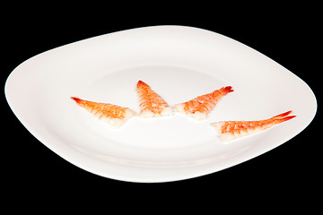 Image showing Japanese seafood sushi