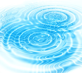 Image showing Blue water ripples abstract background 