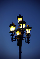 Image showing Vintage street light