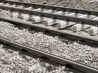 Image showing Railroad tracks