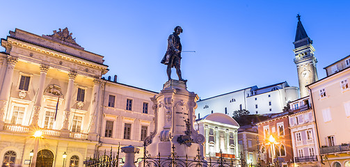 Image showing Tartini square in Piran, Slovenia, Europe