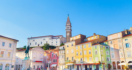 Image showing Tartini square in Piran, Slovenia, Europe