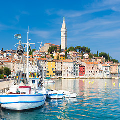 Image showing Coastal town of Rovinj, Istria, Croatia.