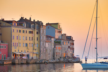 Image showing Coastal town of Rovinj, Istria, Croatia.