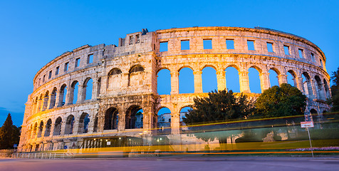 Image showing The Roman Amphitheater of Pula, Croatia.