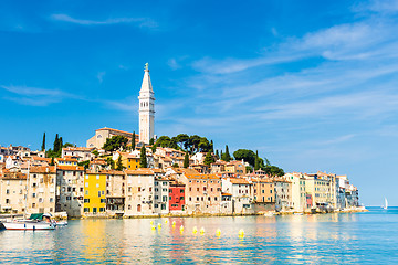 Image showing Coastal town of Rovinj, Istria, Croatia.