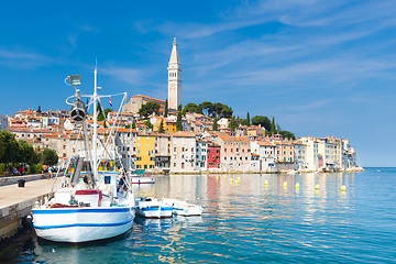 Image showing Coastal town of Rovinj, Istria, Croatia.