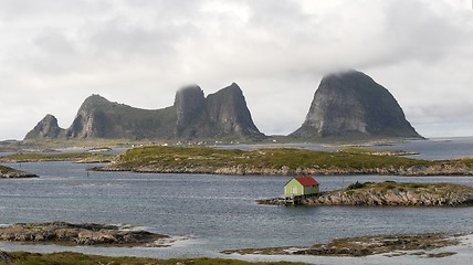 Image showing Mountain in the sea