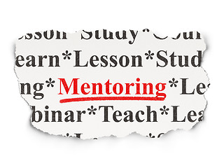 Image showing Education concept: Mentoring on Paper background