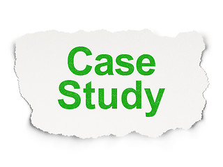 Image showing Education concept: Case Study on Paper background