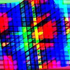 Image showing Abstract colorful squares