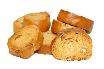 Image showing croutons with nuts