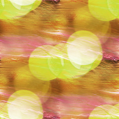 Image showing bokeh colorful yellow, brown pattern water texture paint abstrac