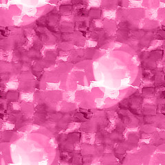 Image showing bokeh colorful pattern pink water texture paint abstract seamles