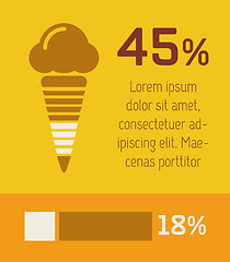 Image showing Food Infographic Elements.