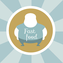 Image showing Fast Food Illustration.