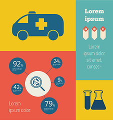 Image showing Medical Infographic Elements.