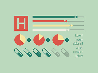 Image showing Medical Infographic Elements.