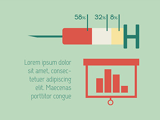 Image showing Medical Infographic Elements.