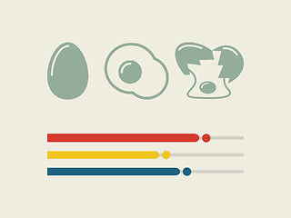 Image showing Food Infographic Elements.